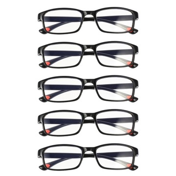 Ray Niebieskie Okulary Przeciwsłoneczne Okrągłe Męskie 5 Szt