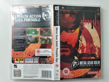 METAL GEAR SOLID PORTABLE OPS PSP