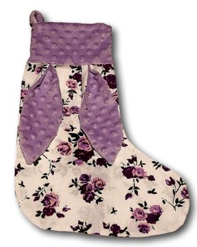 Каминный носок, пасхальный подарок, зайчик с заячьими ушками.