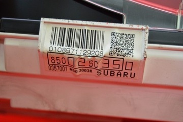 PŘÍSTROJOVÁ DESKA BUDÍKY EU SUBARU FORESTER III 2.0 D 09R