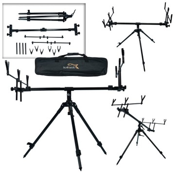 Stanowisko Hokkaido Premium Rod Pod na 3 wędki tripod WĘDKA