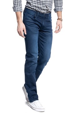 Męskie spodnie jeansowe proste Lee DAREN ZIP FLY W34 L30