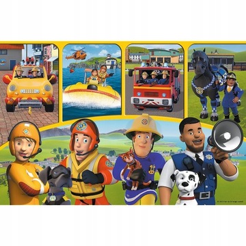 PUZZLE MAXI 24 EL. STRAŻAK SAM I PRZYJACIELE TREFL