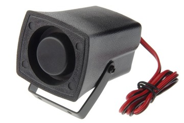 Syrena alarmowa mini sygnalizator 6 tonów 12V