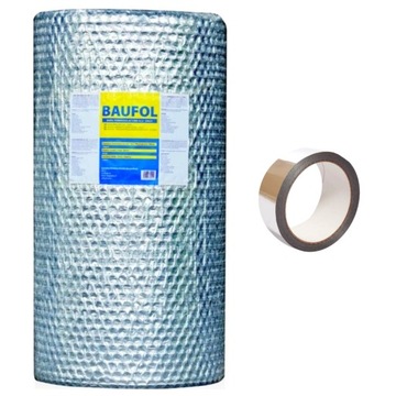 Mata Termoizolacyjna BAUFOL 150 - 30m2 + Taśma ALU