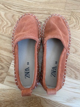 Эспадрильи Zara, размер 30, кожа, как новые.