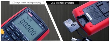Универсальный счетчик Uni-T UT71E USB гистограмма автоматический