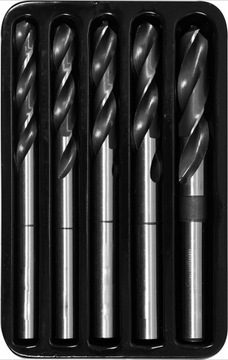 WIERTŁA DO METALU WIERTŁO HSS 5 ELEMENTÓW 10-15 MM KOMPLET TRWAŁE ODPORNE