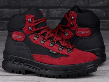 Buty damskie trekkingowe Grisport ROSSO SCAMOSCIATO