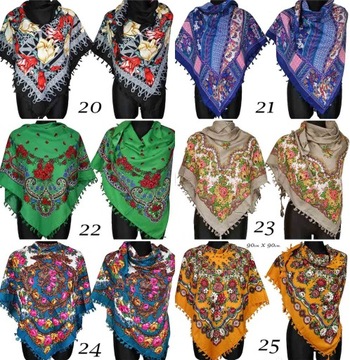 Шаль Горец НАРОДНЫЙ платок Элегантный Фолк Модный