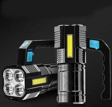 МНОГОФУНКЦИОНАЛЬНЫЙ СВЕТОДИОДНЫЙ ФОНАРЬ ПОИСК ЛЕСНОЕ САДОВОЕ ОСВЕЩЕНИЕ 5 X LED