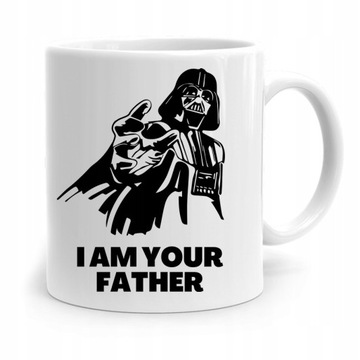 KUBEK NA DZIEŃ OJCA DLA TATY I AM YOUR FATHER z Nadrukiem ze Zdjęciem