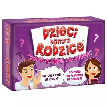 Gra planszowa Kangur Dzieci kontra rodzice: Czego o sobie nie wiecie?