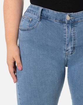 Duże Krótkie Spodenki Damskie Szorty Jeans 1070 52