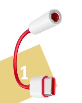ORYGINALNY ADAPTER AUDIO DO OnePlus MiniJack 3.5mm DO USB TYP C
