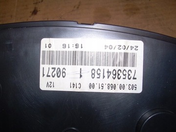FIAT IDEA 04 1.3 MULTIFUNKCE PŘÍSTROJOVÁ DESKA 735364158