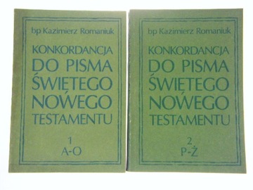 KONKORDACJA DO PISMA ŚWIĘTEGO NOWEGO TESTAMENTU 2X