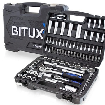 ZESTAW KLUCZY KLUCZE NASADOWYCH TORX 108 EL.
