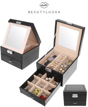 Футляр для украшений - черный K8898 Beautylushh