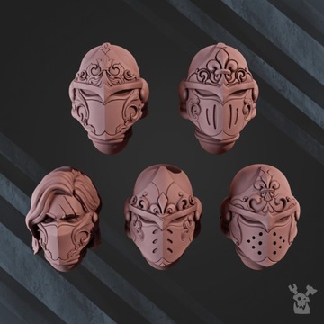 Battle Sisters Head Bits Valiant Heart Set DakkaDa