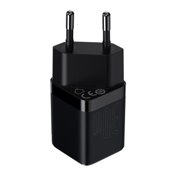 БЛОК ПИТАНИЯ BASEUS МОЩНОЕ УНИВЕРСАЛЬНОЕ ЗАРЯДНОЕ УСТРОЙСТВО USB-C PD QC 4.0 + 30 Вт