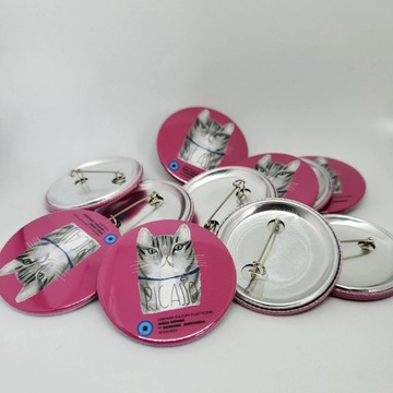 Булавка - Ваш Дизайн - 25 мм - Набор 100 шт.