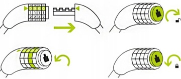 ВЕЛОСИПЕДНЫЙ ЗАМОК С КОМБИНИРОВАННЫМ ВЕЛОСИПЕДНЫМ ЗАМКОМ, КОД 8x150