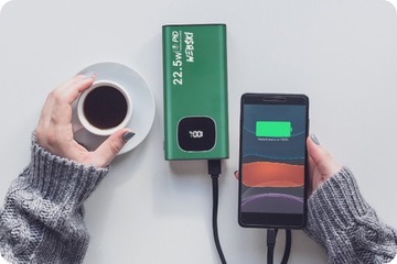 МОЩНЫЙ POWERBANK 30000 мАч QC С ДИСПЛЕЕМ 12 В