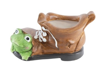 КЕРАМИЧЕСКАЯ ФИГУРКА, ОБУВЬ, КРЫШКА ДЛЯ ЦВЕТОЧНОГО ГАЗОНКА