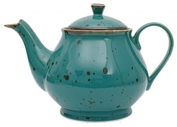 Czajnik Imbryk Bogucice Alumina cottage turkus porcelana 1,1 l