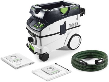 Mobilny Odkurzacz przemysłowy Festool CTL 36E AC-LHS CLEANTEC 1200W Workowy