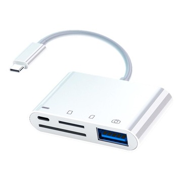 4 w 1 USB C Micro SD TF Reader Adapter OTG, do