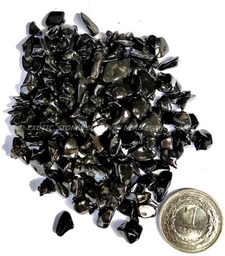 Kamień otoczak do ogrodu Nero Ebano 24 kg ITALY