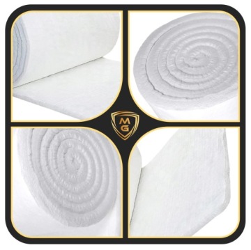 КЕРАМИЧЕСКИЙ МАТ ВЫСОКОТЕМПЕРАТУРНЫЙ ШЕРСТЬ ТОЛЩИНА 13 ММ 1260°C ОГНЕСТОЙКИЙ