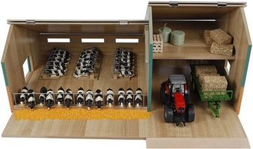 ДЕРЕВЯННЫЕ ЖИВОТНЫЕ КУКУРУЗА С ХРАНЕНИЕМ 1:32 ФЕРМА