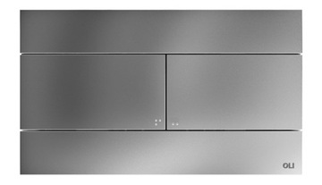 Przycisk wc spłukujący INOX do stelaża KOŁO SLIM