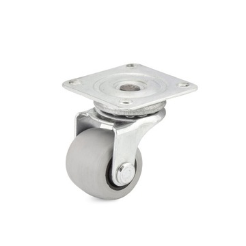 KÓŁKO MEBLOWE GUMOWE ŁOŻYSKOWANE FI 30 Z HAMULCEM