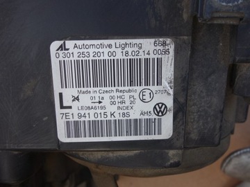 LEVÝ SVĚTLO VW T5 T6 7E1 OBYČEJNÁ ORIGINÁLNÍ