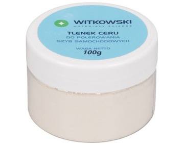 TLENEK CERU ŚRODEK DO POLEROWANIA SZYB SZKŁA LAMP REFLEKTORÓW 100g