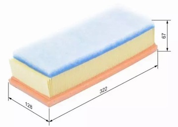 BOSCH FILTR VZDUCHU F 026 400 157