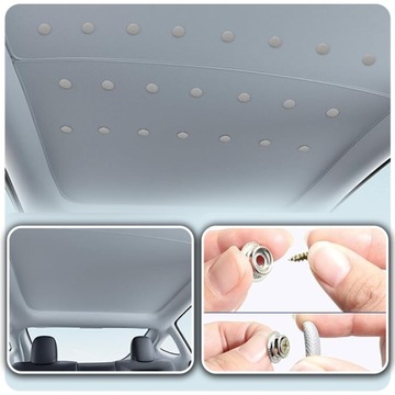 РЕМКОМПЛЕКТ АВТОМОБИЛЬНОЙ ЗАГОЛОВКИ 70 шт. + ОТВЕРТКА, САНТИМЕТР