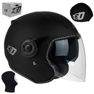 ZED C5 KASK MOTOCYKLOWY OTWARY BLENDA + KOMINIARKA