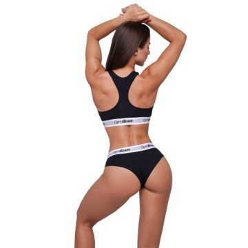 ЖЕНСКОЕ НИЖНЕЕ БЕЛЬЕ, ЧЕРНЫЕ ТРУСИКИ, 3 КОМПЛЕКТА - GymBeam XS