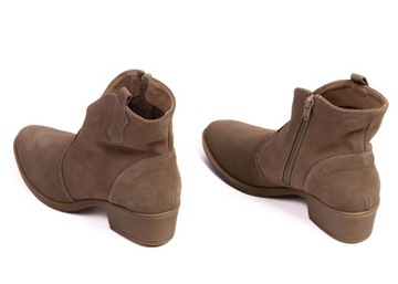 ЗЕМЛЯНЫЕ МОДНЫЕ БОТИНКИ ЗАМШЕВЫЕ OPTIMO КОЖАНЫЕ БЕЗ УТЕПЛЕНИЯ 41