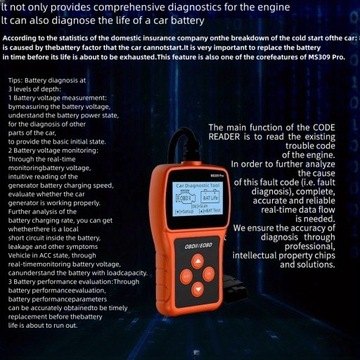 Автомобильный сканер obd2, считыватель кодов неисправностей двигателя, ручной сканер