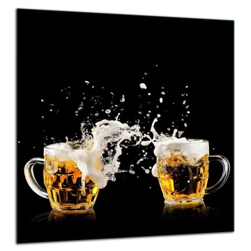 SZKLANA PŁYTA OCHRONNA PANEL KLEJ 60x65 PIWO Hartowane Szkło Kuchnia