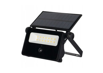 Naświetlacz solarny LED 20W/800lm/4500K z czujnikiem ruchu