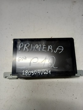 WYŚWIETLACZ NISSAN PRIMERA P12 28090AV621