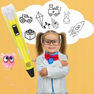 3D игрушечная ручка для детей, много бесплатных стержней