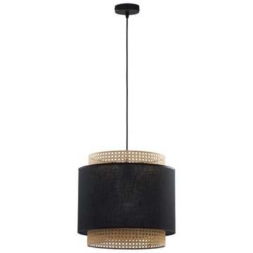 Nowoczesna lampa wisząca boho czarna
